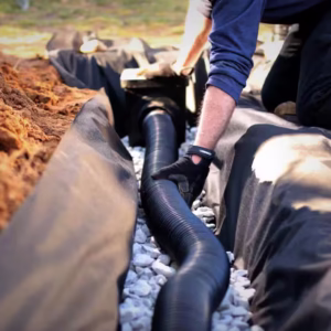 Drainage system installation